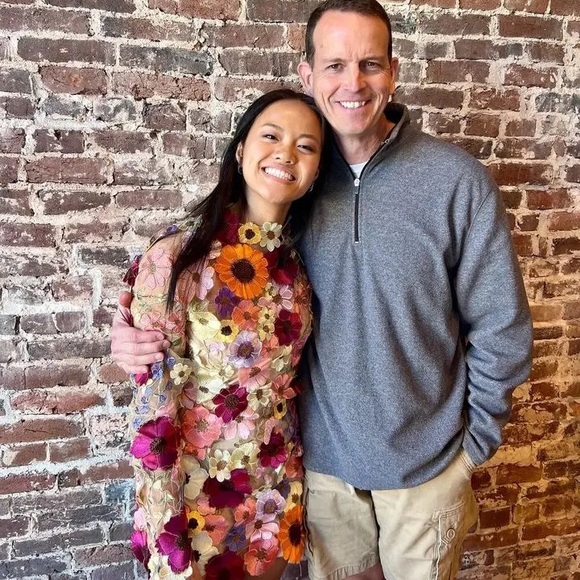 Embroidered Flowers Bell Skirt Mini Dress, Designed With Luxury In Mind, 5⭐️ - Picture 14 of 17